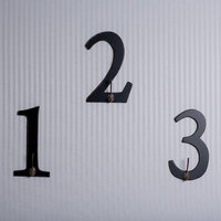 Adams & Co. 123 Wood Number Hook