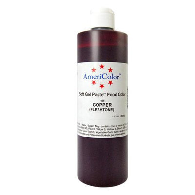 AmeriColor COPPER Soft Gel Paste Cake Decorating Food Color