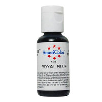 AmeriColor Soft Gel Paste ROYAL BLUE .75oz Cake Decorating Food Color