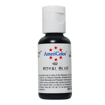 AmeriColor Soft Gel Paste ROYAL BLUE .75oz Cake Decorating Food Color