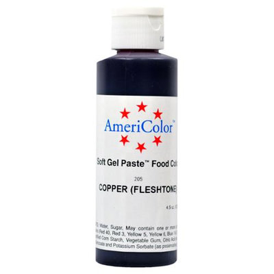 AmeriColor Soft Gel Paste COPPER 4.5oz Cake Decorating Food Color
