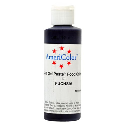 AmeriColor FUCHSIA SOFT GEL PASTE Cake Food Color 4.5 z