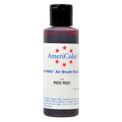 AmeriColor RED RED AIRBRUSH COLOR 4.5oz Cake Decorating