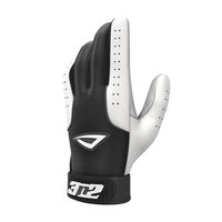 3N2 Sports 3N2 Sheepskin Leather Pro Batting Gloves 1 Pair Small Black/White Small/Black White
