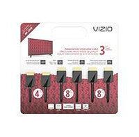 VIZIO TXCHMT-C2K High-Speed HDMI Cable - 3 Pack (4'M, 8'M & 8'M)