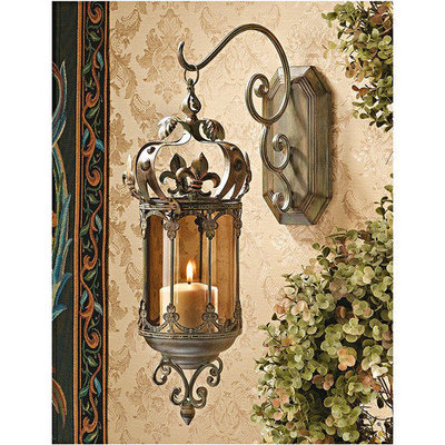 Design Toscano MH71201 Crown Royale Hanging Wall Sconce