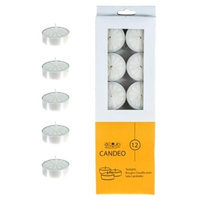 DDI 1489368 Unscented Tea Light Candles - White