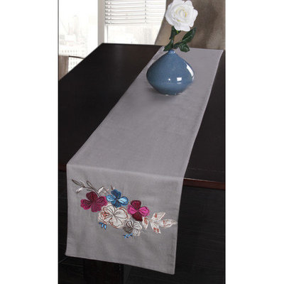 Jovi Home Navio Hand-Embroidered Table Runner