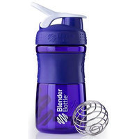 Blender Bottle - SportMixer Tritan Grip Purple/White - 20 oz. By Sundesa