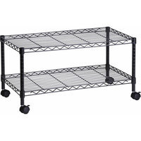 Honey Can Do 18 X 36 X 19 Black Media Cart