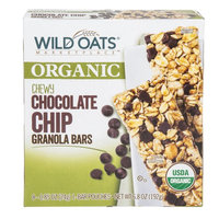 Wild Oats Marketplace Organic Chewy Chocolate Chip Granola Bars, 0.85 oz, 8 count