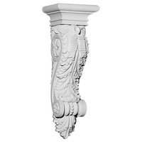 Ekena Millwork 8-in x 22.875-in Acanthus Polyurethane Corbel COR08X06X23AC