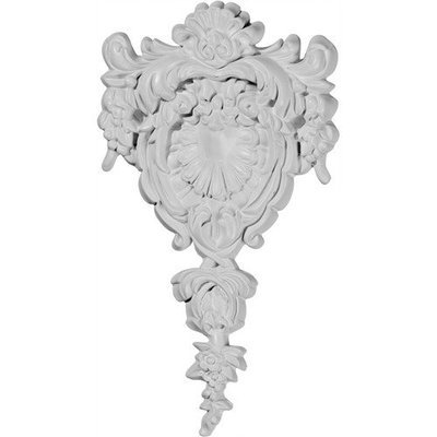 Ekena Millwork 6.75-in x 12.375-in Menton Urethane Applique
