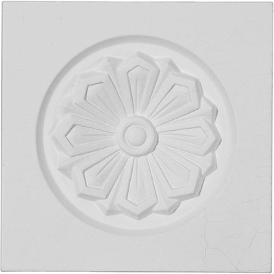 Ekena Millwork Emery 4.125-in x 4.125-in Polyurethane Plinth PB04X04X01EM