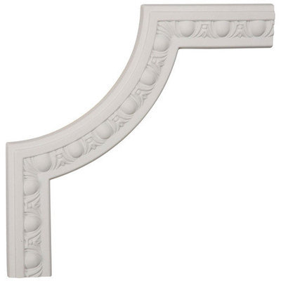 Ekena Millwork 12-in x 1-ft Polyurethane Panel Corner Picture Frame Moulding PML12X12RA-2
