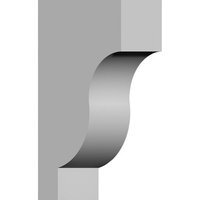 Ekena Millwork 2.875-in x 10-in Traditional Polyurethane Corbel COR02X06X10TR
