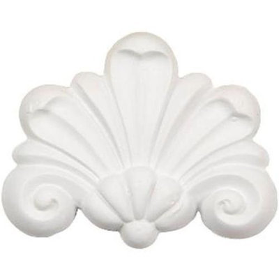 Ekena Millwork 4.125-in x 3.25-in Bordeaux Urethane Applique