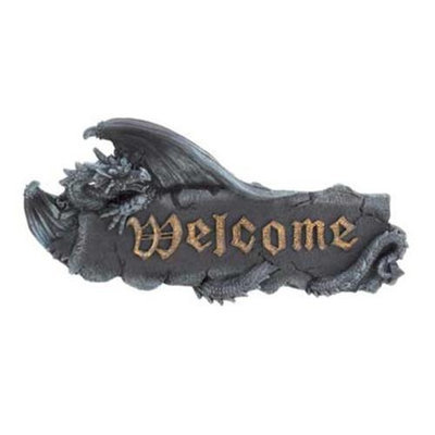 Home Locomotion 10015263 Medieval Dragon Welcome Sign