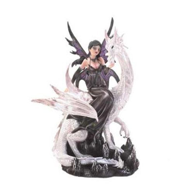 Home Locomotion 10015269 Fairy Atop Dragon Statue