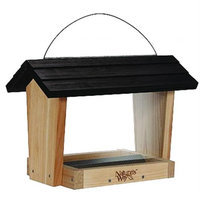 Natures Way Bird Hopper Feeder 6 Quart Cedar CWF18