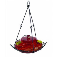 Natures Way Bird Garden Hummingbird Feeder 36 Ounce Red-Clear GHF3