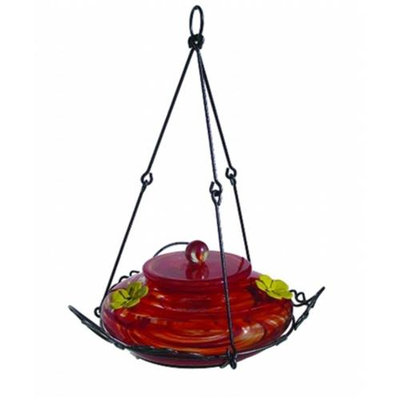 Natures Way Bird Garden Hummingbird Feeder 36 Ounce Red-Clear GHF3