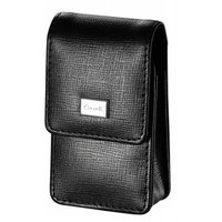 Caseti Etch Black Leather Weave Pattern Lighter Case