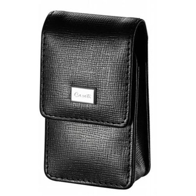 Caseti Etch Black Leather Weave Pattern Lighter Case