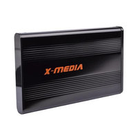 X-Media 2.5 USB 3.0 Powered SuperSpeed SATA PC and Mac Hard Drive Enclosure