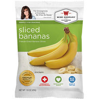Wise Company Freeze-Dried Sliced Bananas, 1.6 oz