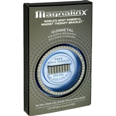 Magnalinx Gun Metal Bracelet Gunmetal #14000GunMetal - Home Health
