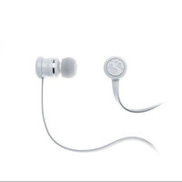 OM AUDIO INEARPEACE White In-ear Headphone w/Mic and Remote for Apple