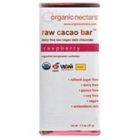Organic Nectars Raw Cacao Bar Raspberry - 1.4 oz - Vegan