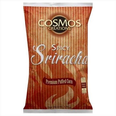Cosmos Creations 6 oz. Puffed Corn Spicy Sriracha Case Of 12