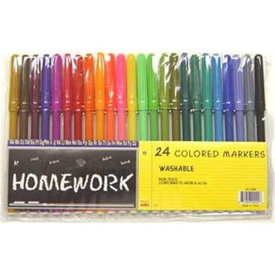 DDI 92899 Water Color Markers - 24 pack Case Of 48