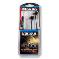 Cam Consumer Products, Inc. Nikura RHYTHM EAR BUDS Black - CAM CONSUMER PRODUCTS, INC