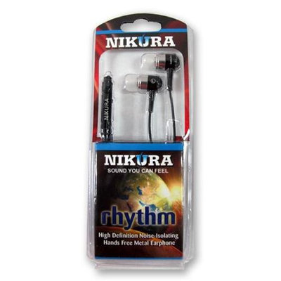Cam Consumer Products, Inc. Nikura RHYTHM EAR BUDS Black - CAM CONSUMER PRODUCTS, INC