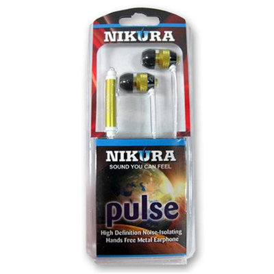 Cam Consumer Products, Inc. Nikura PULSE EAR BUDS Green - CAM CONSUMER PRODUCTS, INC