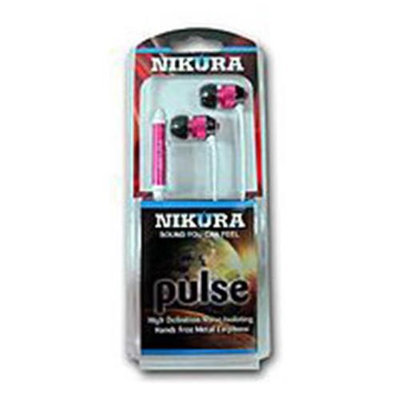 Cam Consumer Products, Inc. Nikura PULSE EAR BUDS Pink - CAM CONSUMER PRODUCTS, INC