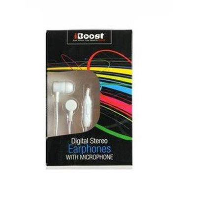 iBoost EPM1218WH Earphone With Built-In Microphone White
