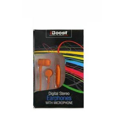 iBoost EPM1218OR Earphone With Built-In Microphone Orange