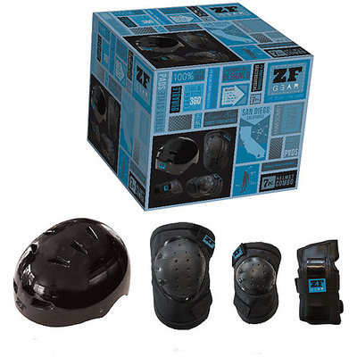 Mindtwister Usa Zippy Gear Helmet, Elbow, Knee & Wrist Pads - Size Small