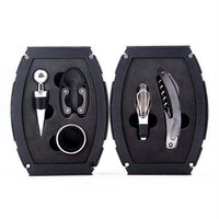 Thinktank Technology 5 Piece Wine Tool Set in Wine Barrel
