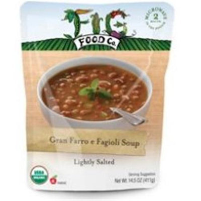 Fig Food Company Gran Farro e Fagioli Soup Lightly Salted Organic - 14.5 oz