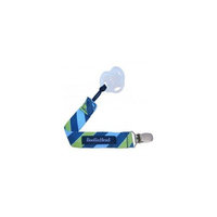 BooginHead Pacigrip Pacifier Clip - Blue & Green Stripe Leap Frog