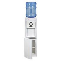 Hamilton Beach Hot & Cold Top Load Water Dispenser with Storage Cabinet, White