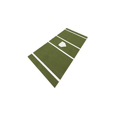 DuraPlay BaseBall 6 ft. x 12 ft. Home Plate Mat in Green HPTG