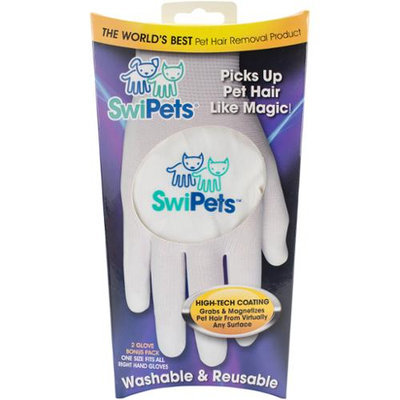 SwiPets Cat Hair Removal Reusable Washable Gloves