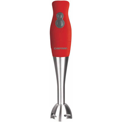 Chefman Rubberized Black Hand Blender SS Shaft