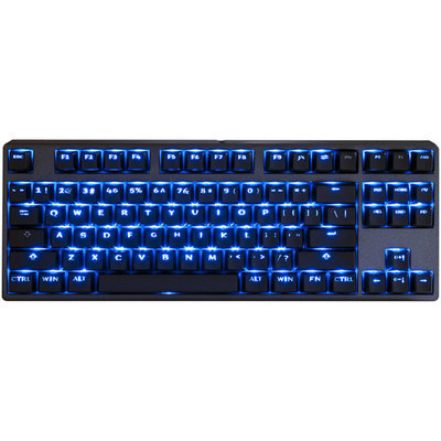 Tg3 Electronics Inc TG3 KBA-CBL87P-BLU-DPU-L1 Deck 87-Key Blue LED Red MX Switch Keyboard